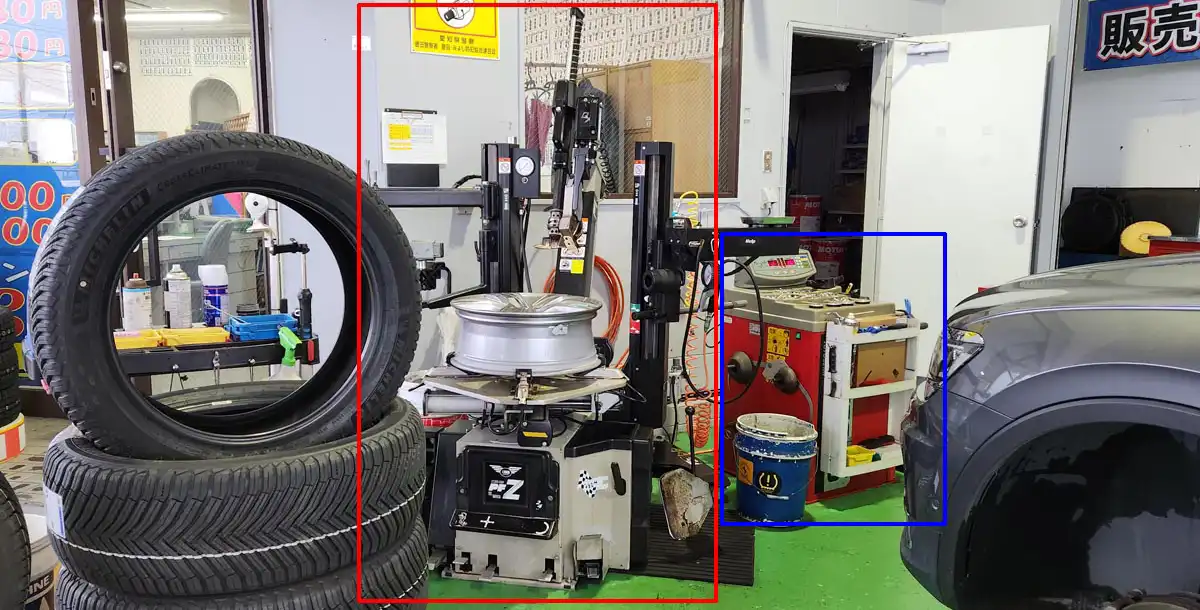 タイヤホイール組替作業はDIY不可能