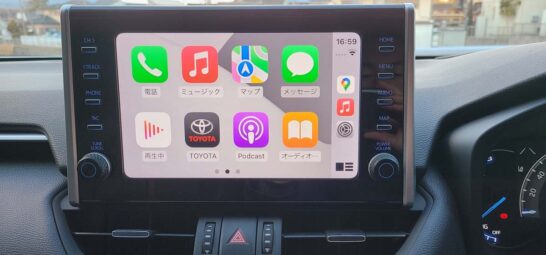 トヨタRAV4のCarPlayホーム画面