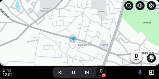 Android Auto対応ナビアプリWazeは地図渋滞表示なし